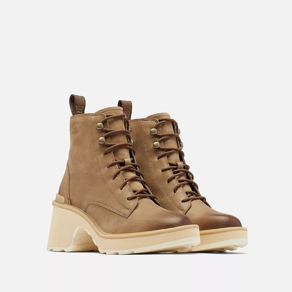 Sorel Hi Line Heel Lace Boots - Picture 1 of 9
